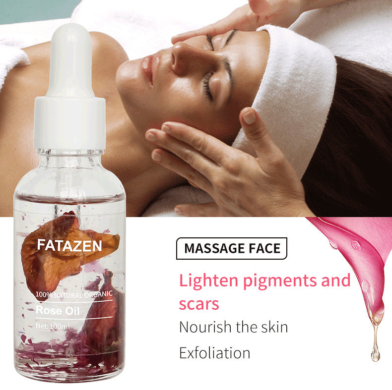 Spa Aromatherapy Soothing Facial Pain Relief Rose Essential Oil Massage Gua Sha Oil