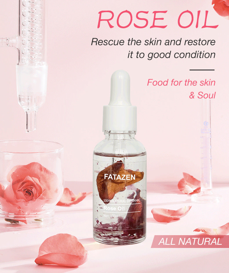 Spa Aromatherapy Soothing Facial Pain Relief Rose Essential Oil Massage Gua Sha Oil