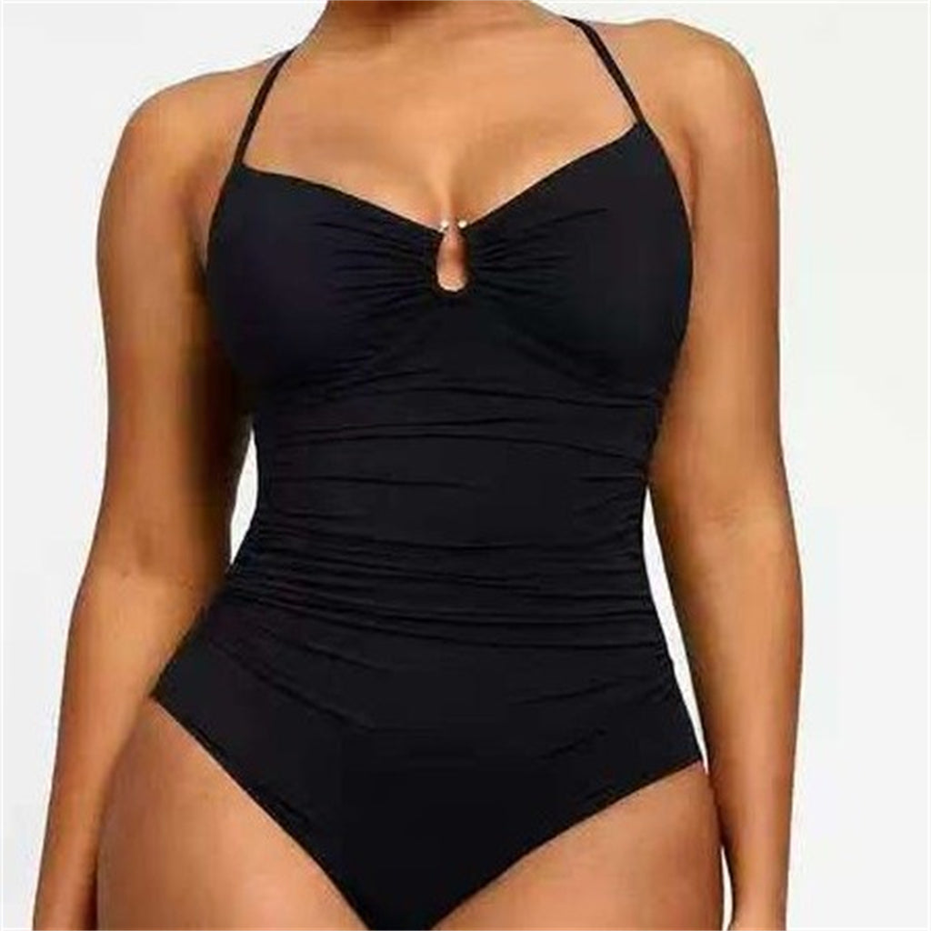 One-piece Ladies Shoulder Bathing Suit
