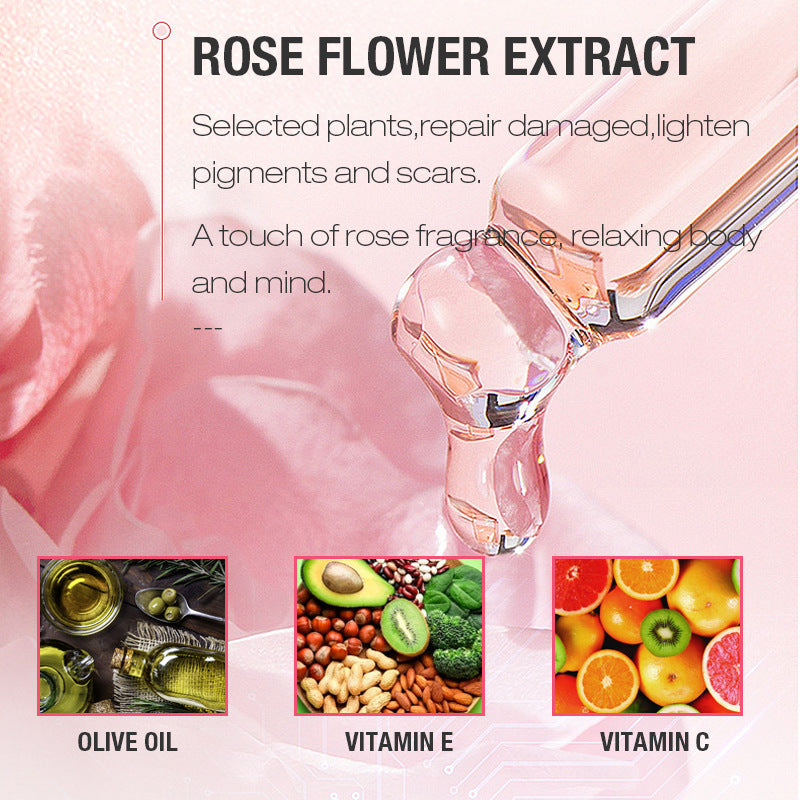 Spa Aromatherapy Soothing Facial Pain Relief Rose Essential Oil Massage Gua Sha Oil